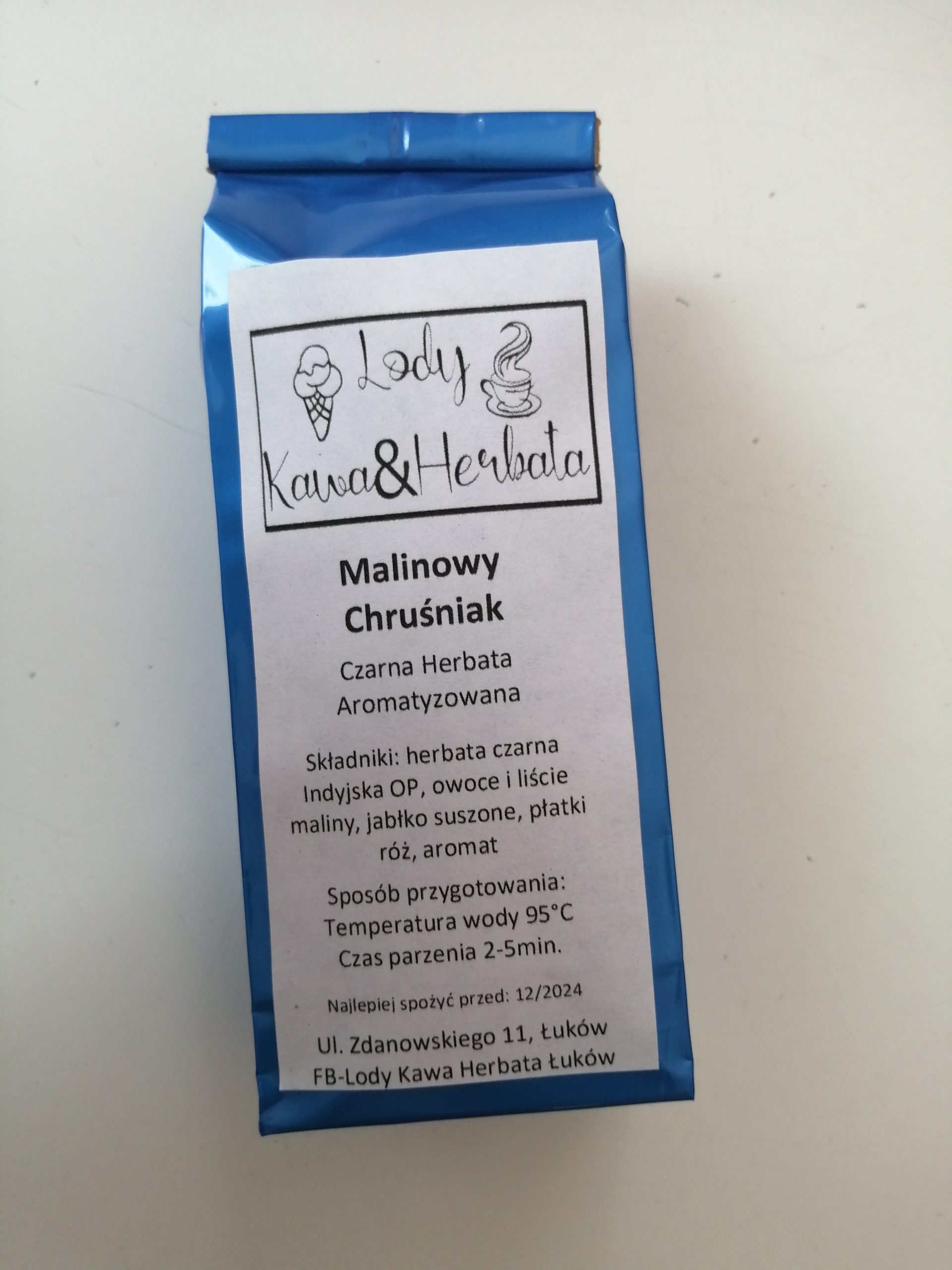 herbata malinowy chruśniak