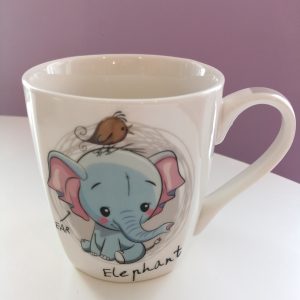 Kubek dziecięcy z motywem słonika