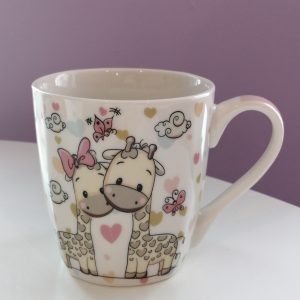 Kubek dziecięcy z motywem żyrafy