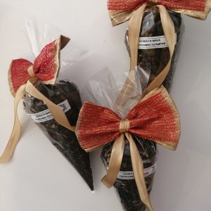 Rożek z herbatą, lub kawą