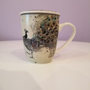 Kubek z zaparzaczem paw