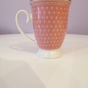 Kubek z zaparzaczem kropki